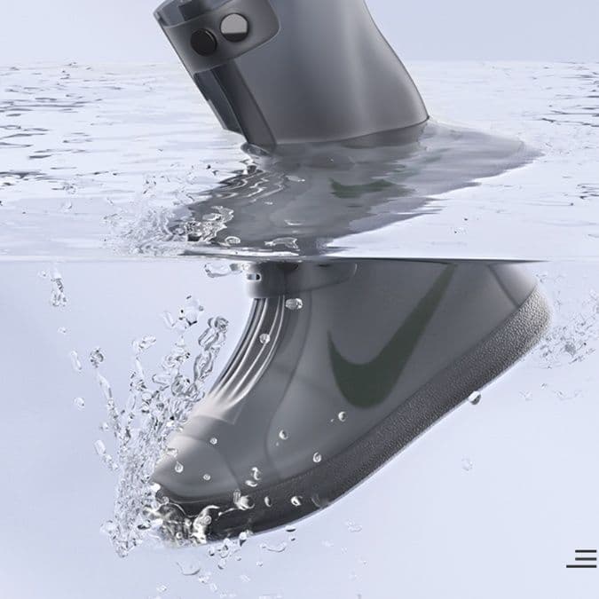 ブーツ 防水防滑一体成型レインブーツカバー