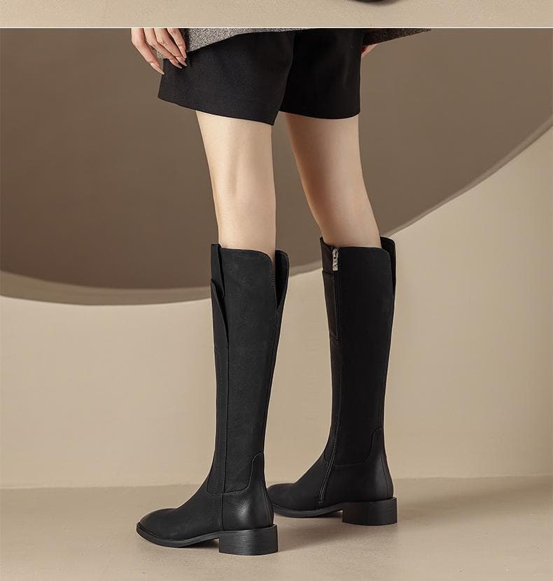 ブーツ ロング すっきりシルエットロングブーツ