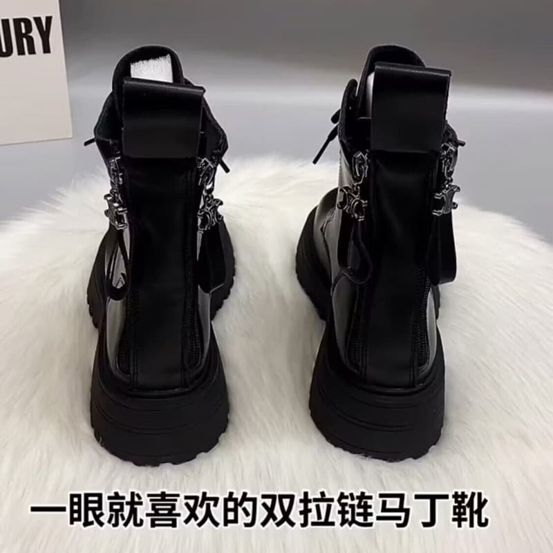 ブーツ き太底コンバットショートブーツ